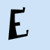 Letter E 