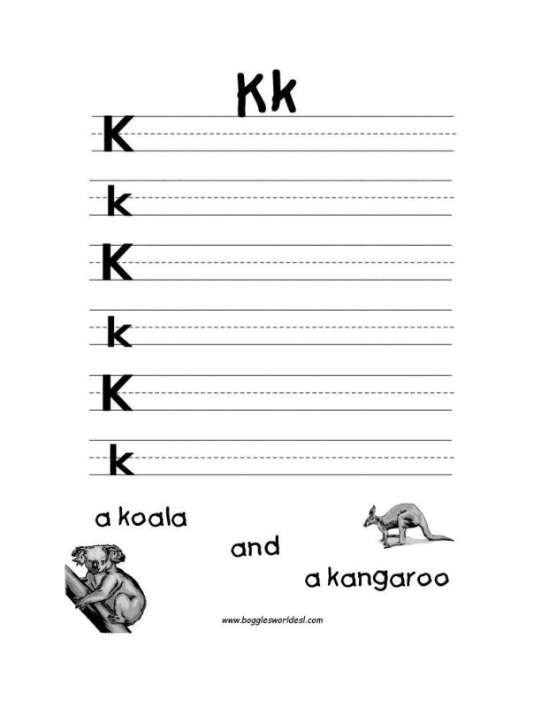 letter-k-alphabet-worksheets