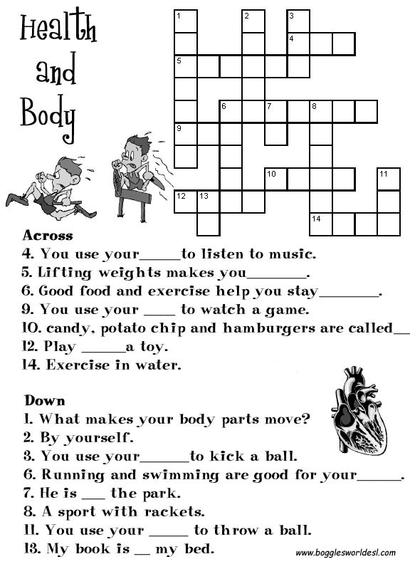 Healthy Eating Crossword