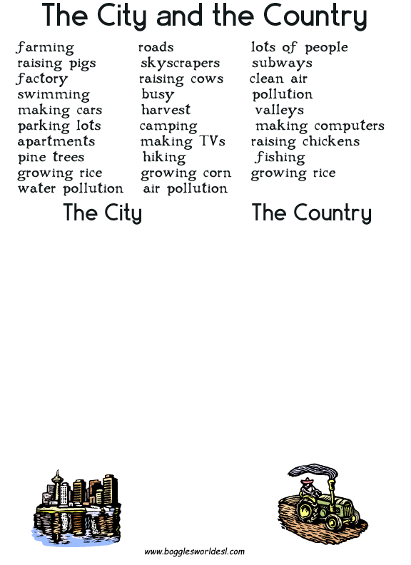 words to describe a busy city