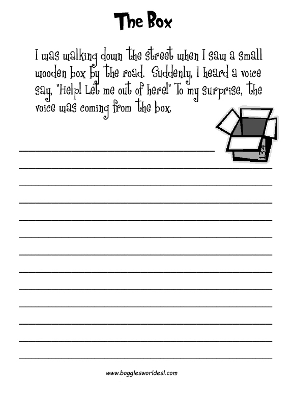 creative writing exercises ks2