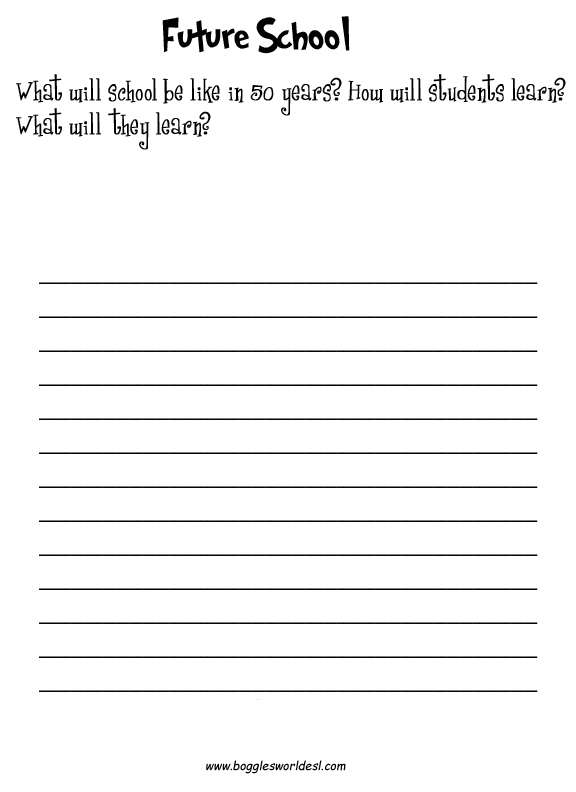 creative writing homework sheets