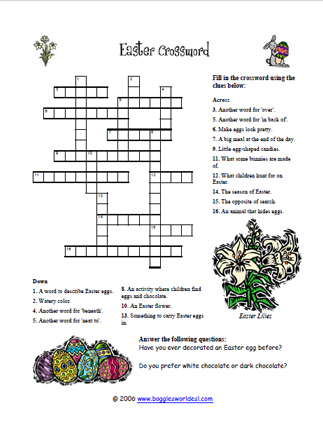 Easter Crossword