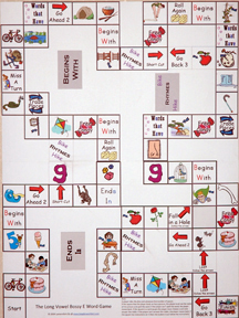 Phonics Board Games: Say and Spell It