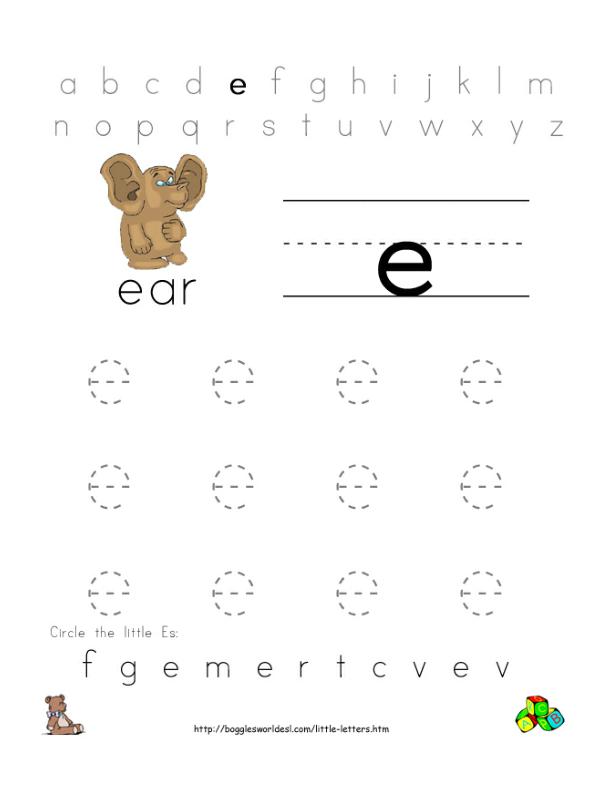 Letter E Alphabet Worksheets Worksheet Ideas