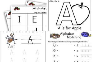 alphabet worksheets