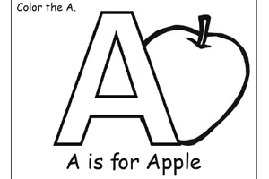 Letters a-k worksheet