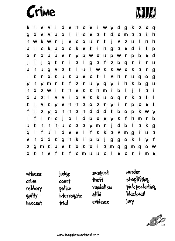 esl wordsearches