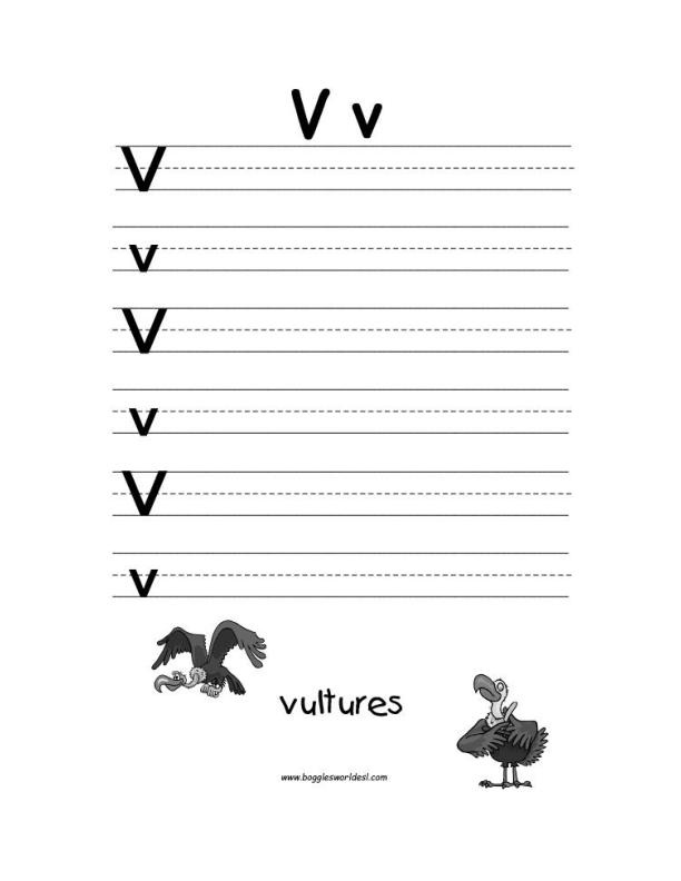 worksheet letter u for preschool ABC Tracer Sheets