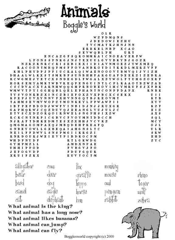 for farm free kindergarten worksheets ESL Wordsearches