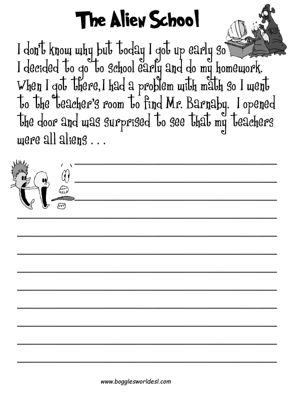 Creative Writing Worksheets For Grade 1 Learning How To Read Creative Writing Worksheets For