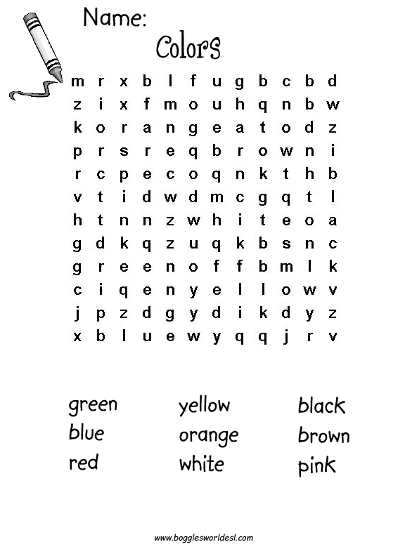 color worksheets