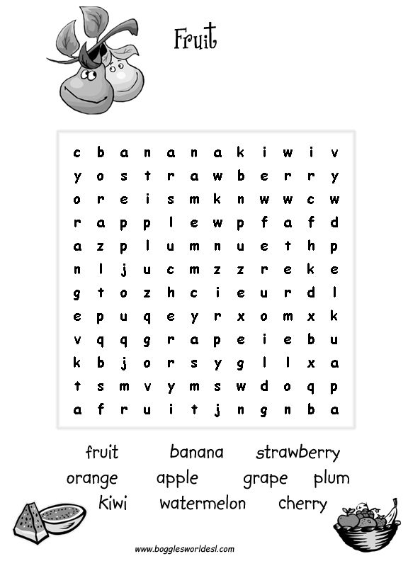 french games alphabet in ESL Wordsearches