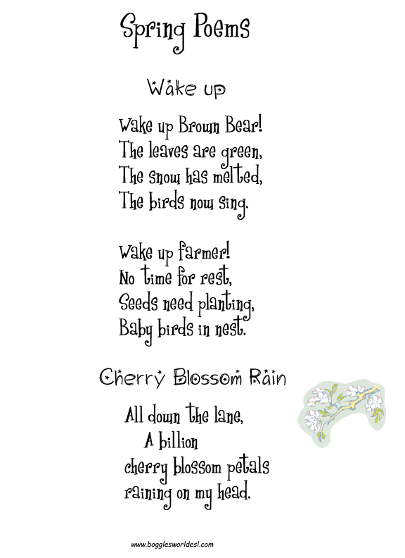 Spring Poem For Kids 10