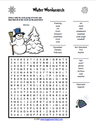 Winter Word Search (New)