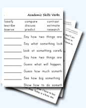 Academic Skills Worksheets for Young Learners