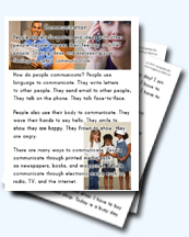 Communication Worksheets for Young Learners