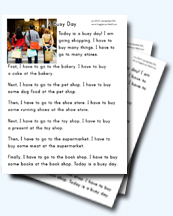 Times of the Day Worksheets for Young Learners
