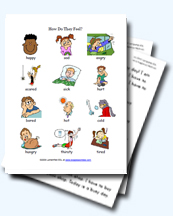 Emotions and Feelings Worksheets for Young Learners
