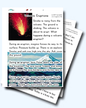 Volcanic Eruptions Worksheets for Young Learners