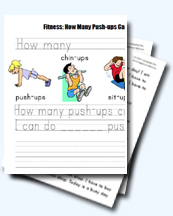 Exercise Worksheets for Young Learners