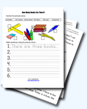 How Many Are There? Worksheets for Young Learners