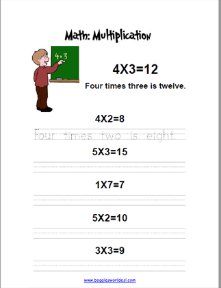 Esl Math Multiply Math_Multiplication