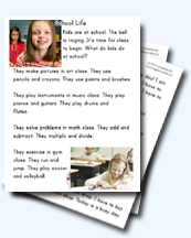 School Life Worksheets for Young Learners