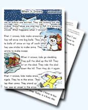 Snowy Day Activities Worksheets for Young Learners
