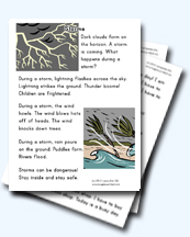 Stormy Weather Worksheets for Young Learners