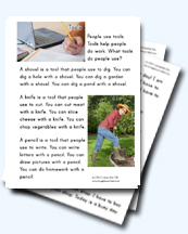Tool Worksheets for Young Learners