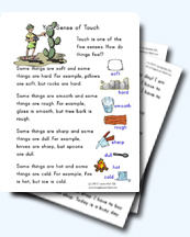 Free Sense of Touch Worksheets for Young Learners