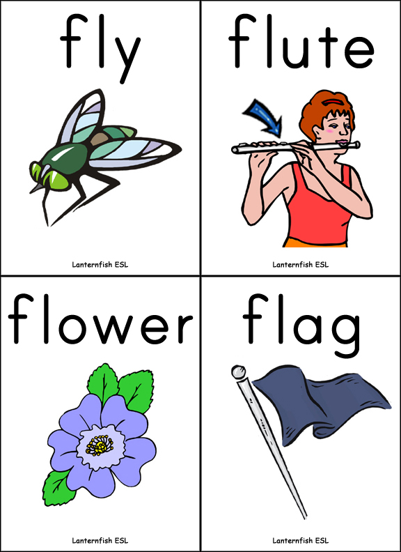 Beginning Sounds – Consonants – ESL Flashcards