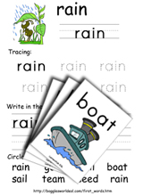 A Collection of Vowel Digraph Phonics Worksheets