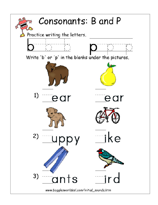 phonics worksheet x Worksheets Letter B Alphabet