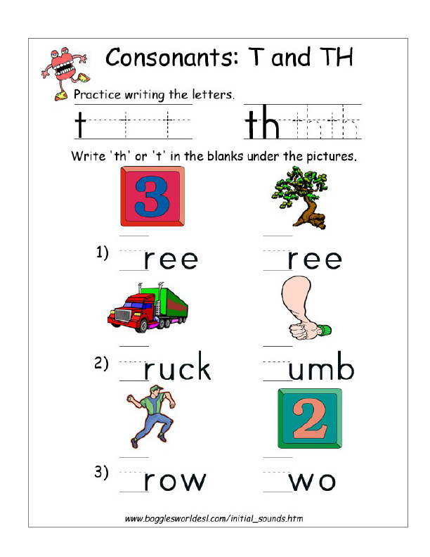 Letter T Alphabet Worksheets