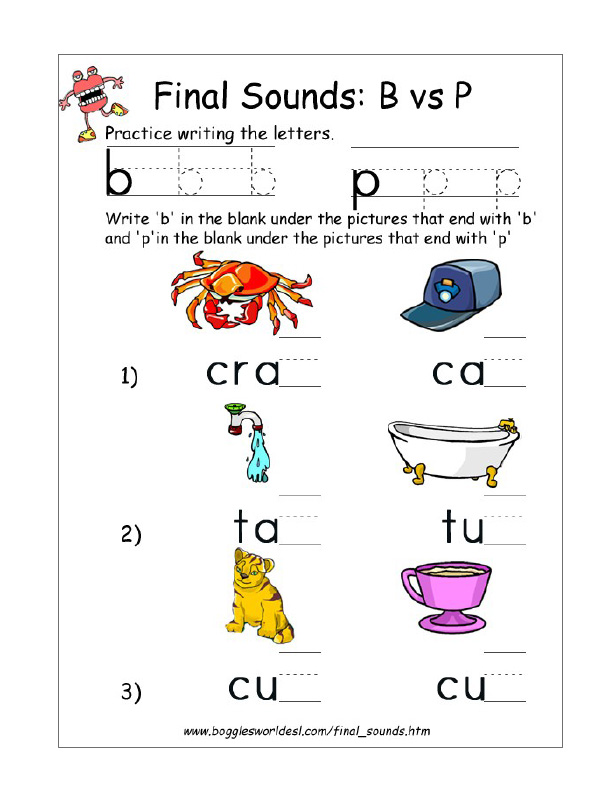 Free Beginning Sounds Worksheet Letter P Free4classrooms Free Letter 