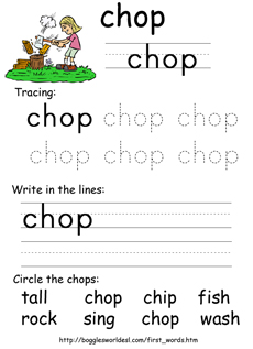 Consonant Digraphs Spelling Sheets