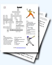 A Collection of Baseball Worksheets