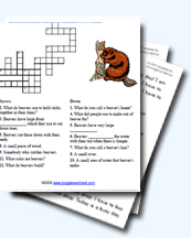 A Collection of Beaver Worksheets