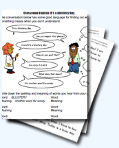 A Collection of Classroom English Worksheets