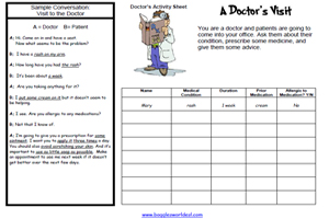 Role plays worksheets