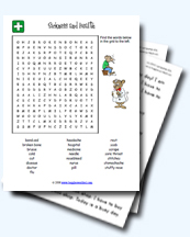 A Collection of Health, Illness, and Injuries Worksheets
