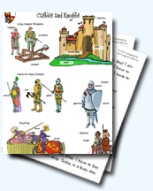 A Collection of Worksheets on the Theme of Medieval Life and Society
