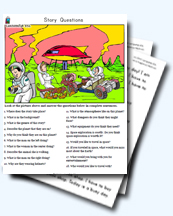 Esl Story Questions Worksheets