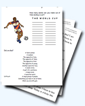 A Collection of Soccer Worksheets