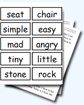 Synonyms worksheets